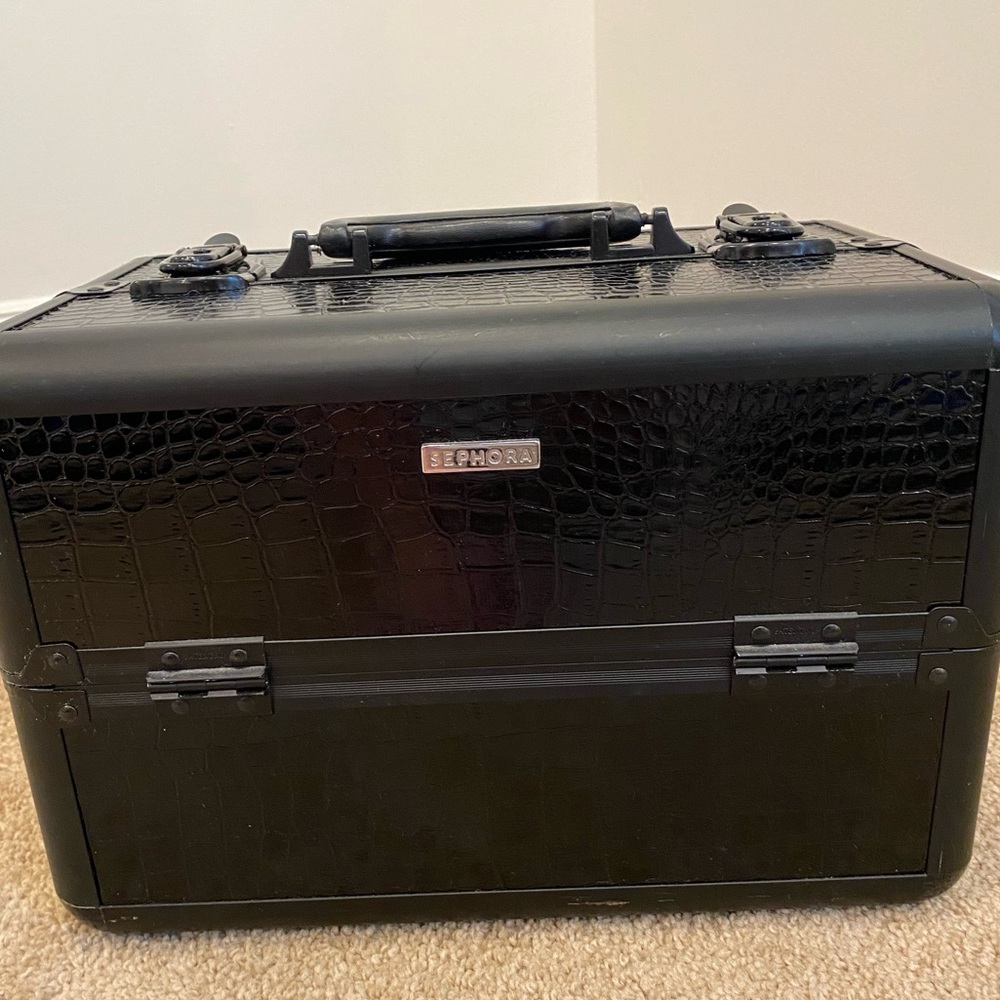 Black Sephora Makeup Trunk